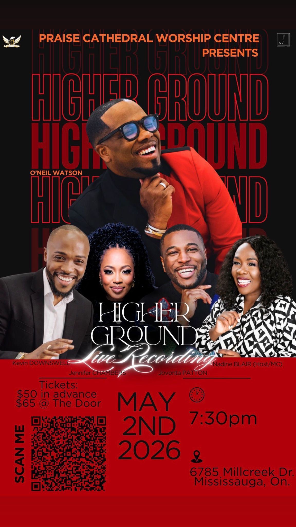 Oneil Watson event poster
