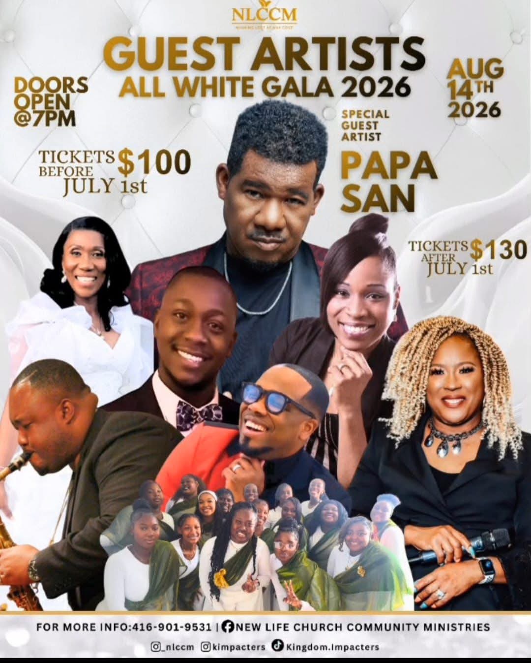 Oneil Watson event poster